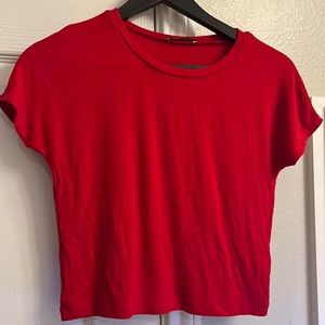 Zara red shirt